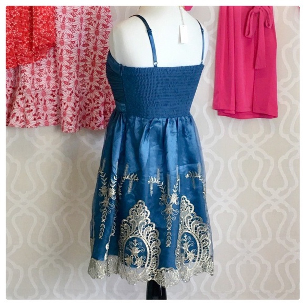 Indigo Girl Party Mini Dress - Picture 5 of 10